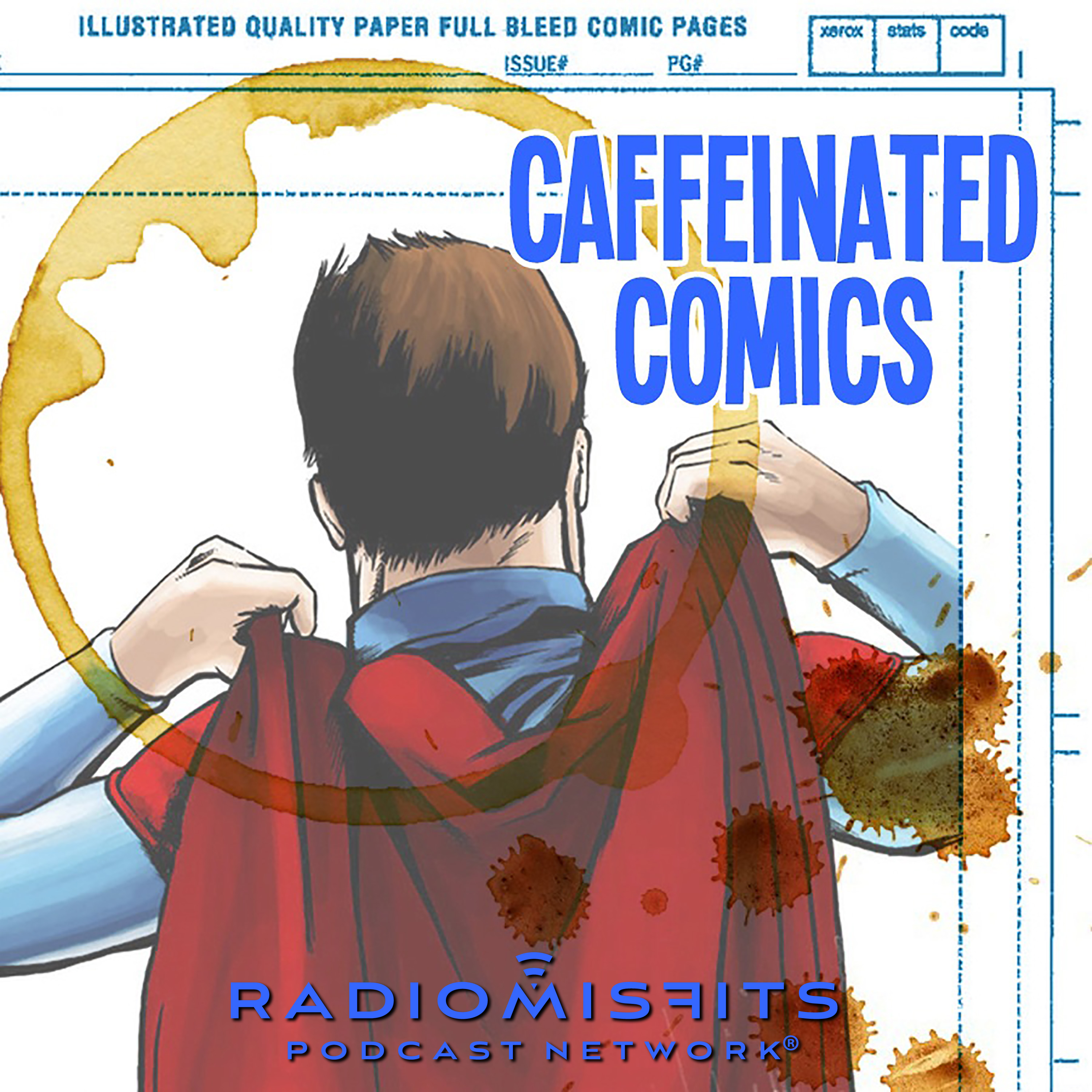 Caffeinated Comics on Radio Misfits